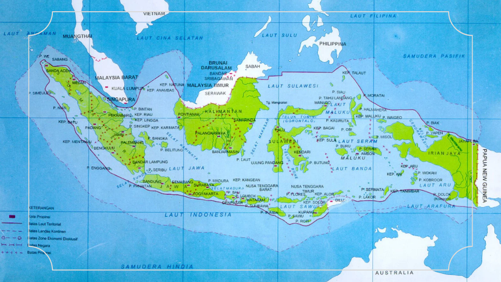 Gambar Peta Indonesia Lengkap 34 Provinsi